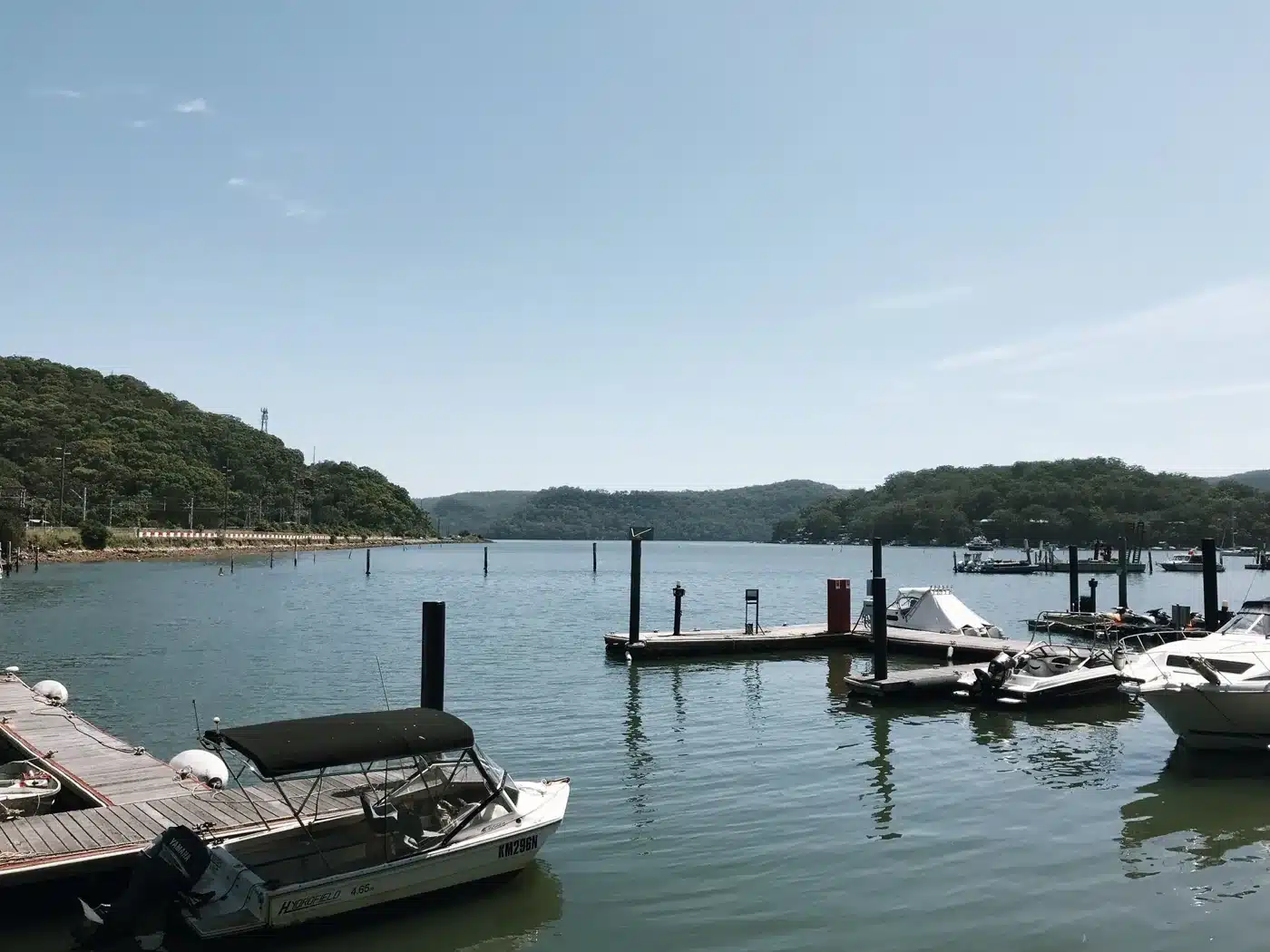 Hawkesbury River Marina beside King Tide Café.