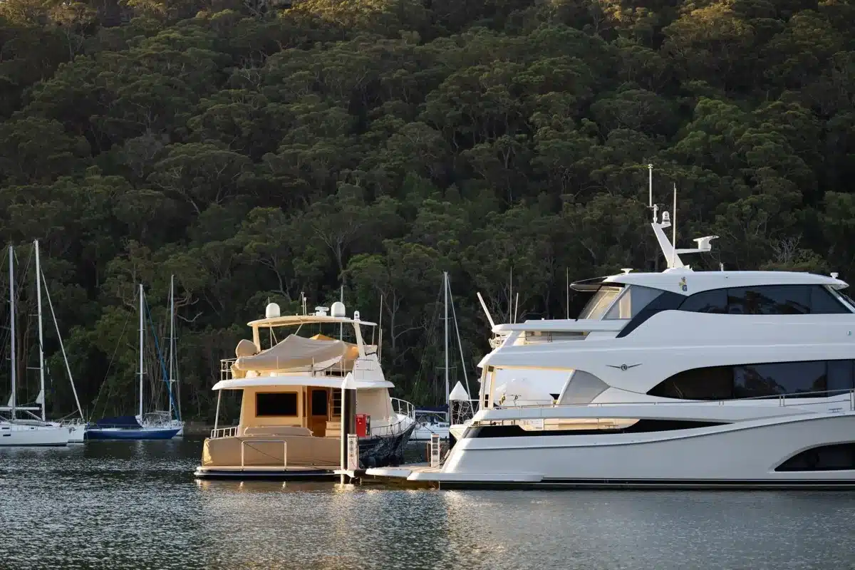 Boats at Church Point Marina.