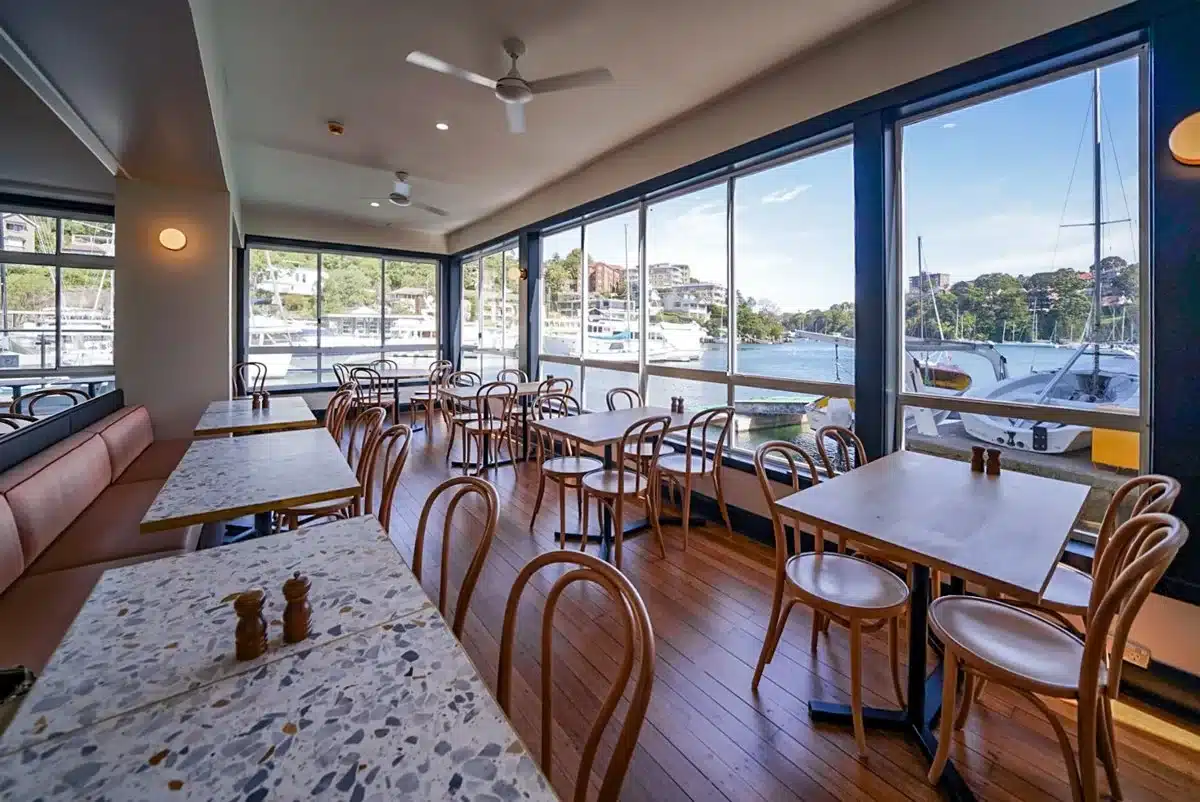Dining at Mosman Rowers.