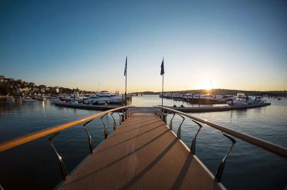 Rose Bay Marina.
