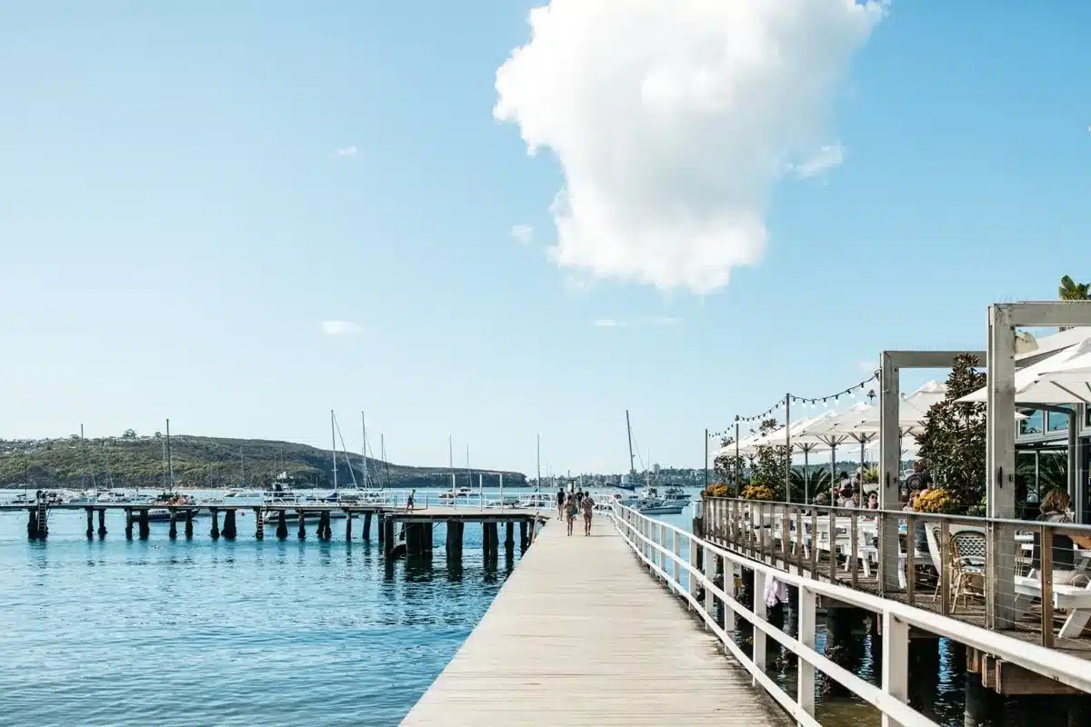 The Boathouse Balmoral waterfront.