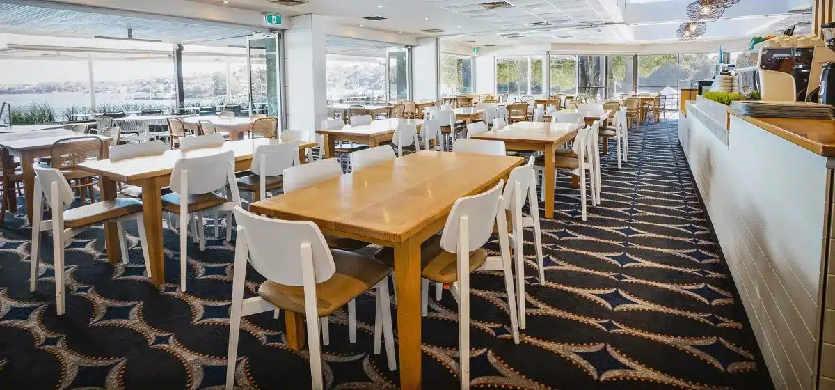 Watergrill at Sydney Rowing Club.